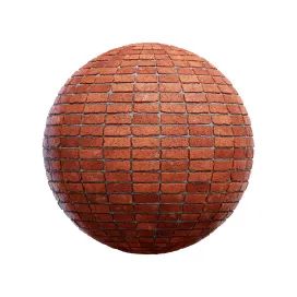 Old red brick wall 2